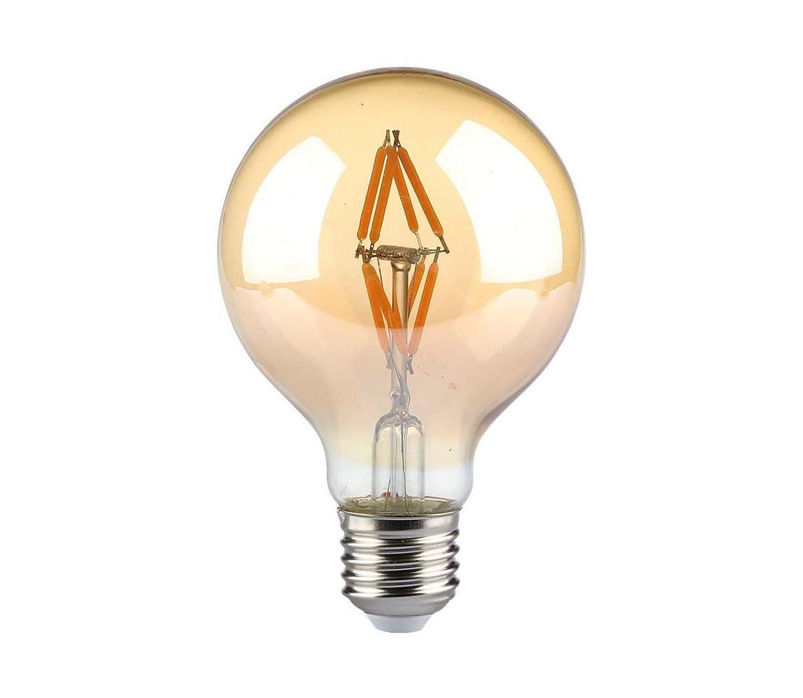 LED Żarówka FILAMENT G80 E27/4W/230V 2200K