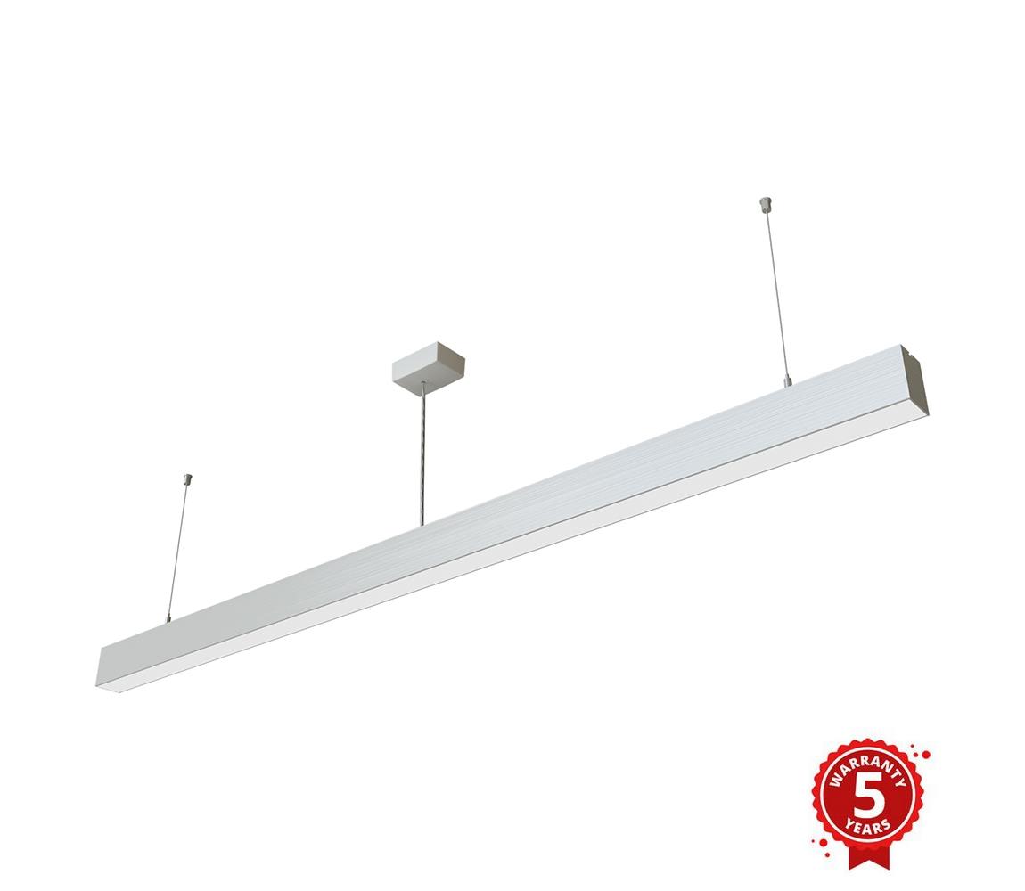 APLED - LED Żyrandol na lince LOOK LED/58W/230V 4000K 150 cm srebrny