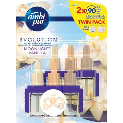 Ambi Pur Wkłady do odświeżacza 3volution Moonlight Vanilia 2x20ml 115021 Wkłady do odświeżacza 3volution Moonlight Vanilia 2x20ml 115021