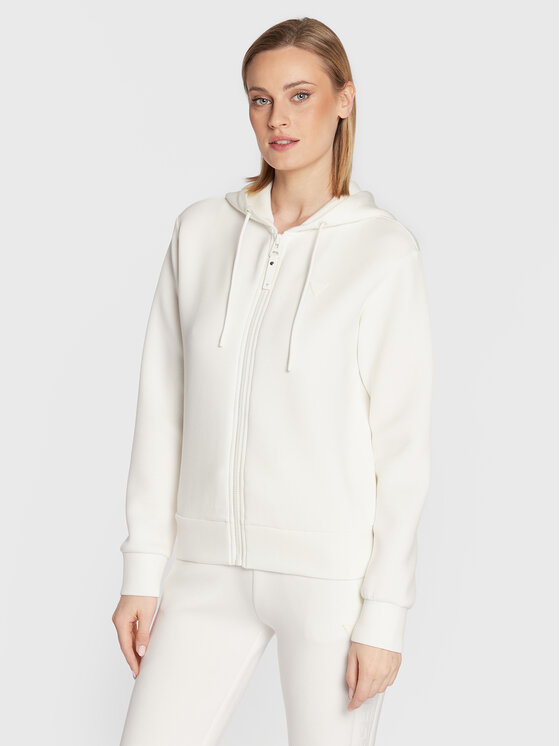 Guess Bluza V3RQ11 K7UW2 Écru Regular Fit