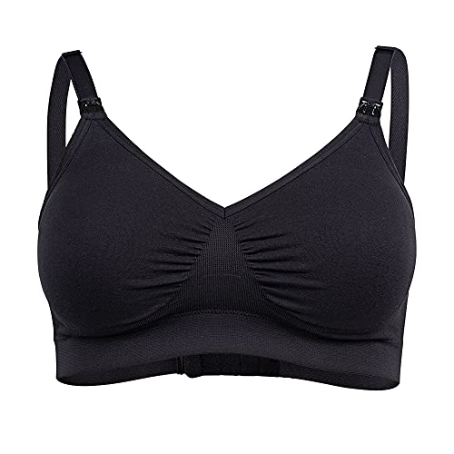 Medela Comfy Biustonosz bez szwu, Bezprzewodowy, do ciąży i karmienia piersią, z elastyczną opaską i oddychającą tkaniną, Trwały komfort