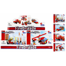 Klocki konstrukcyjne 96-104 elementy straż pożarna. Alleblox 478223