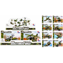 Klocki konstrukcyjne 96-104 elementy militaria. Alleblox 478226