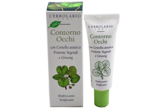 L'ERBOLARIO Żel pod oczy przeciwko opuchnięciom z żeń-szeniem i wąkrota azjatycką, 15 ml