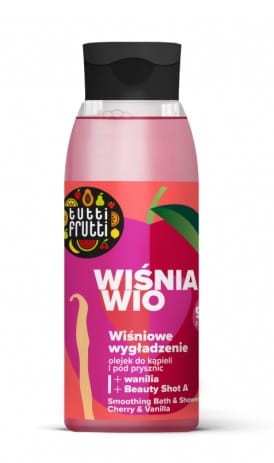 Tutti Frutti Olejek do kąpieli i pod prysznic Wiśnia Wio 400 ml