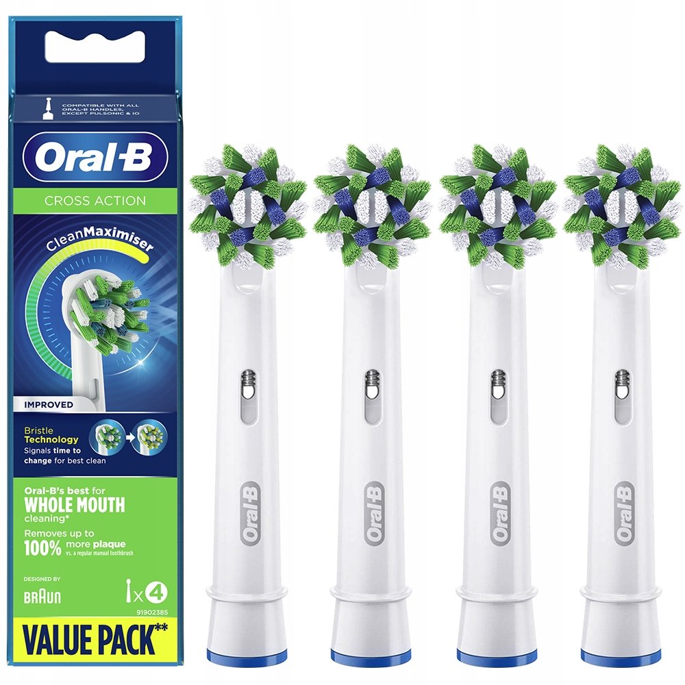 Końcówka do szczoteczek ORAL-B CrossAction EB50-4, 4 szt