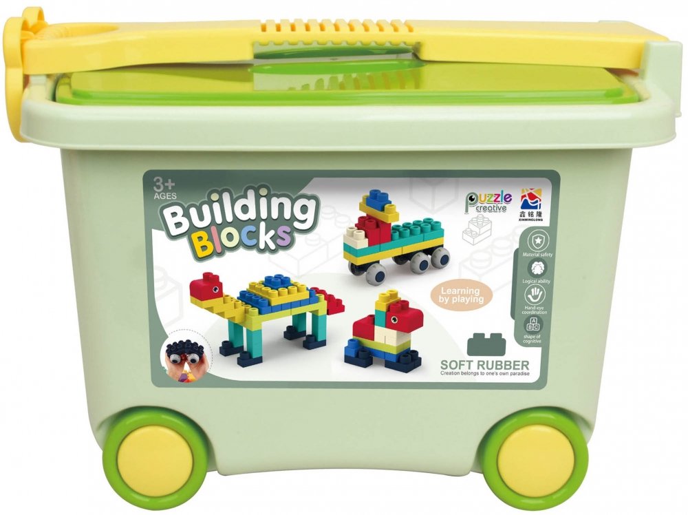 Klocki Konstrukcyjne Junior Soft 88 elementów MEGA CREATIVE 502456