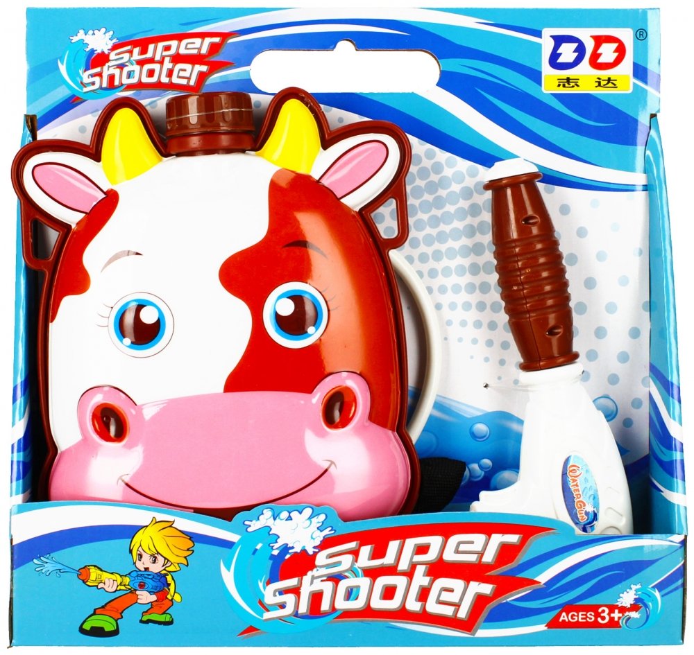 Mega Creative, Pistolet na wodę, Krowa plecak, 487926