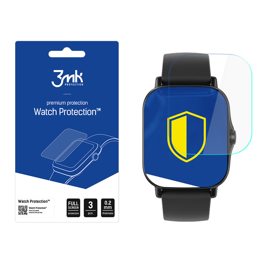 Amazfit GTS 2/2e Folia ochronna 3 szt - 3mk Watch Protection ARC+ RATY | GRATIS WYSYŁKA | GRATIS ZWROT DO  1 ROKU | 100% ORYGINAŁ!!