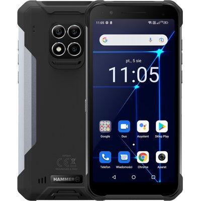 Hammer Construction 6GB/128GB Dual Sim Srebrno-czarny
