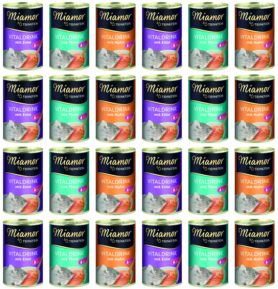 Miamor VitalDrink Mix smaków 24x135ml