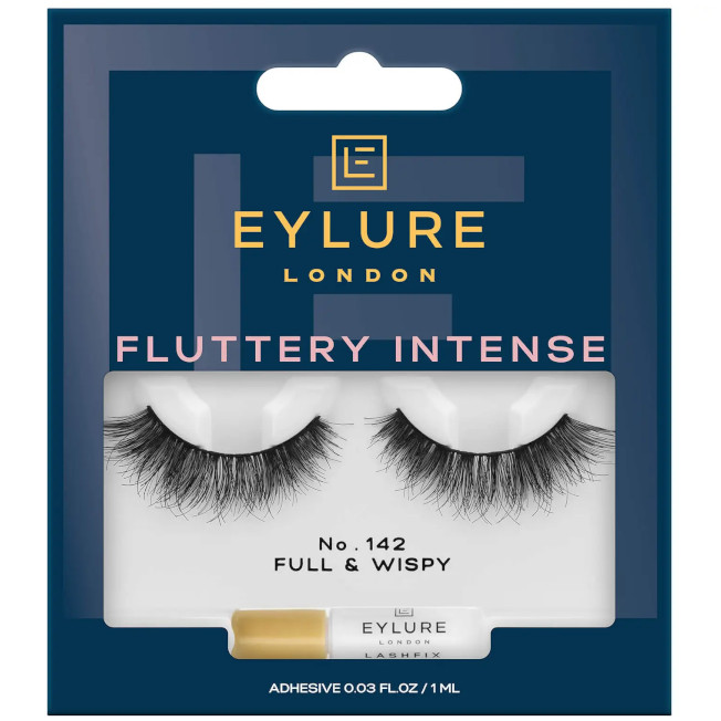 Zdjęcia - Sztuczne rzęsy Eylure EYLUREFluttery Intense False Lashes  z klejem 142 