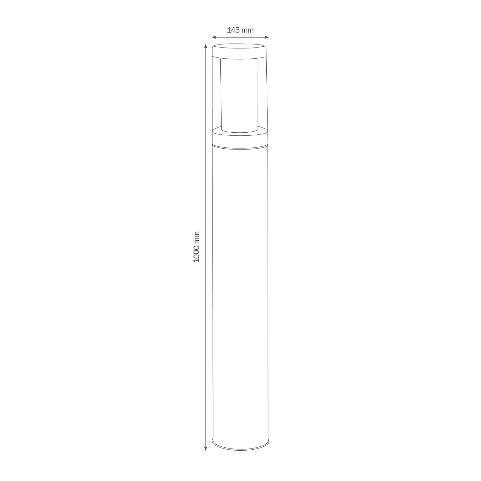 Słupek ogrodowy 1257 stal szlachetna, morska 100cm