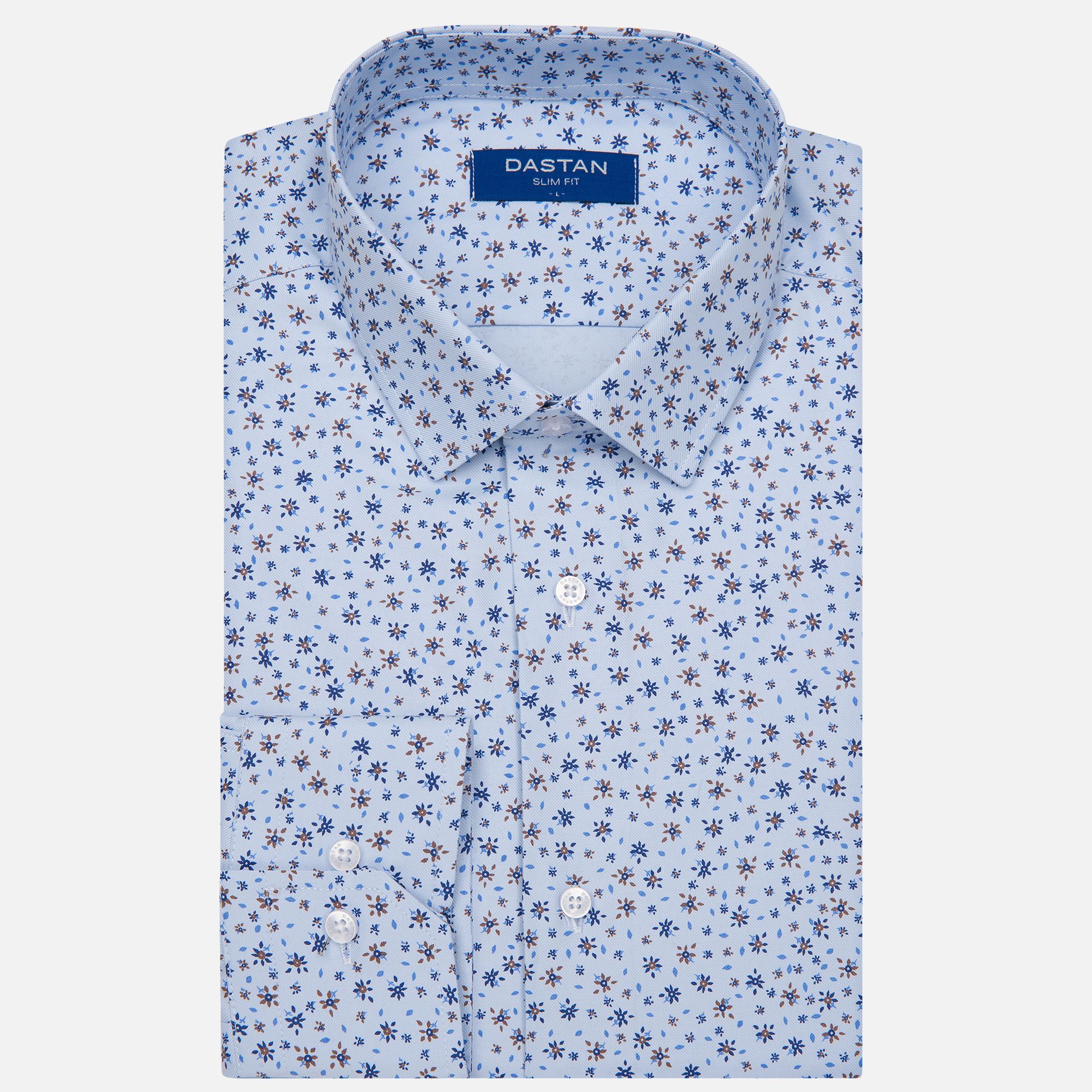 Koszula Slim Fit Flower - Dastan