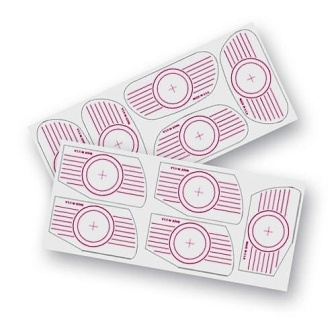 Nalepki na kije iron (impact label), 10 szt.