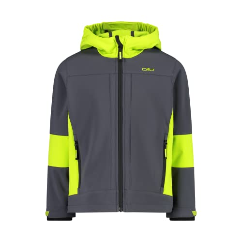 CMP, Kid Jacket Fix Hood, Boy, Titanio-Acido, 116