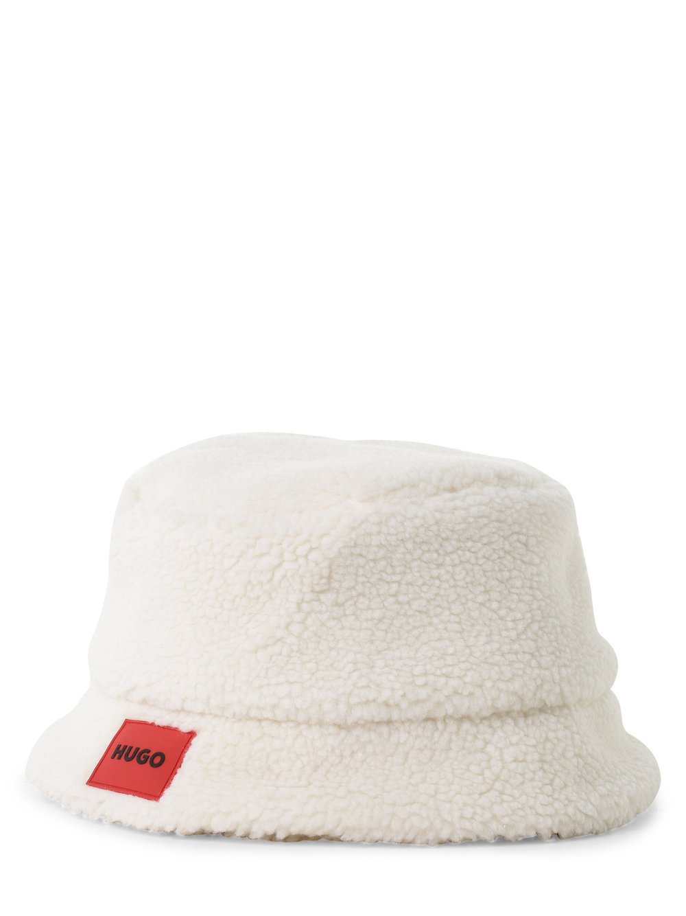 HUGO - Męski bucket hat, biały