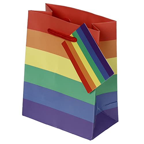12 torebek na prezenty - Rainbow - S