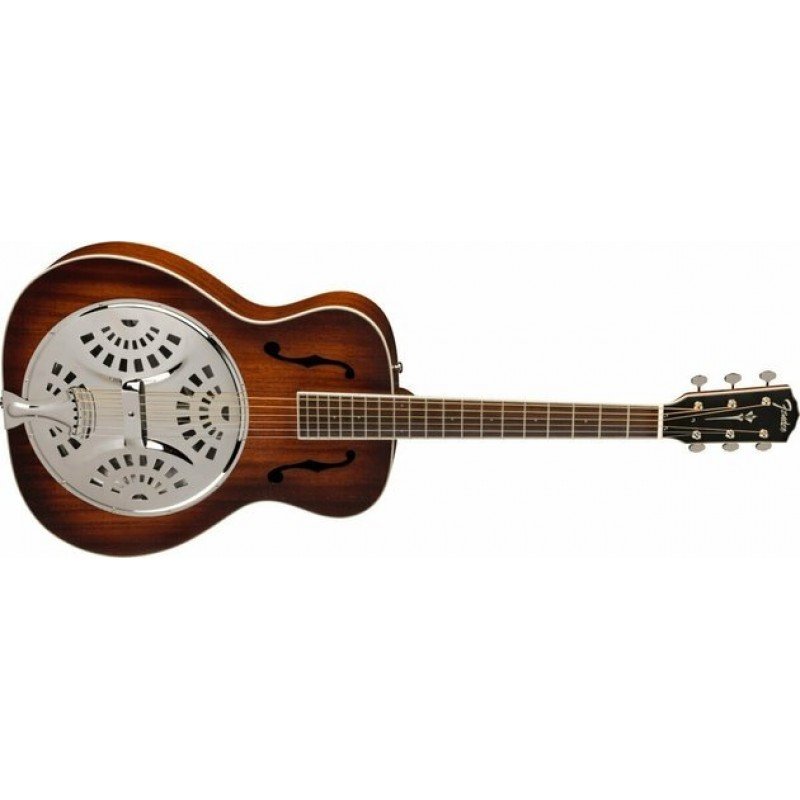 Fender PR-180E Resonator ACB gitara elekto akustyczna rezofoniczna dobro futerał