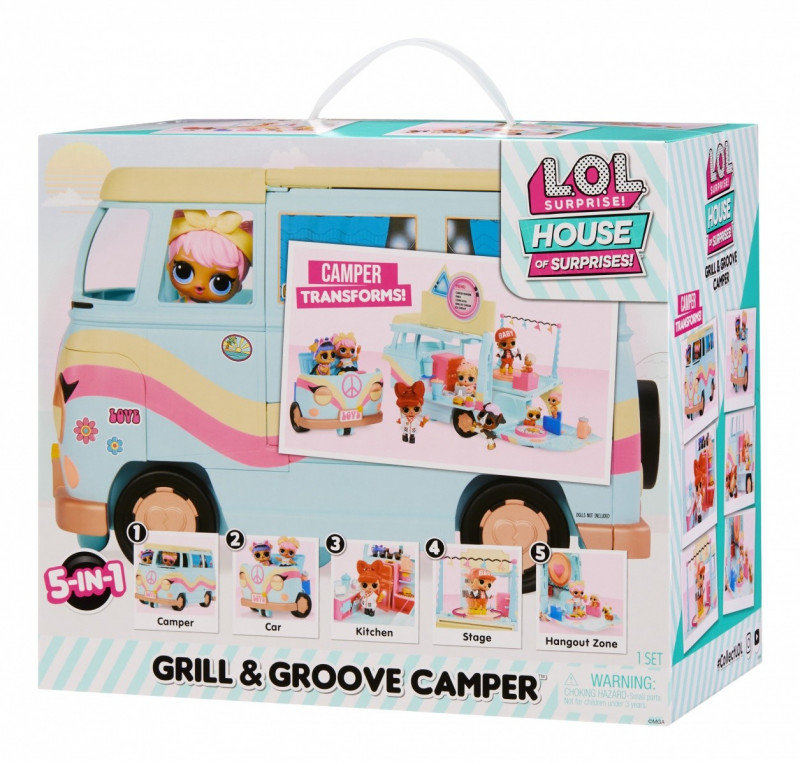 L.O.L. Surprise, zestaw Grill & Groove Camper