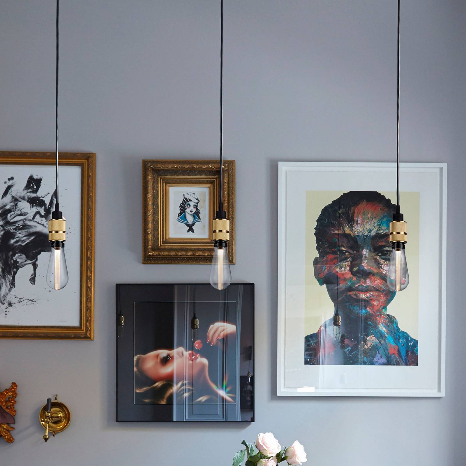 Buster + Punch Hooked 1.0 nude żyrandol mosiądz