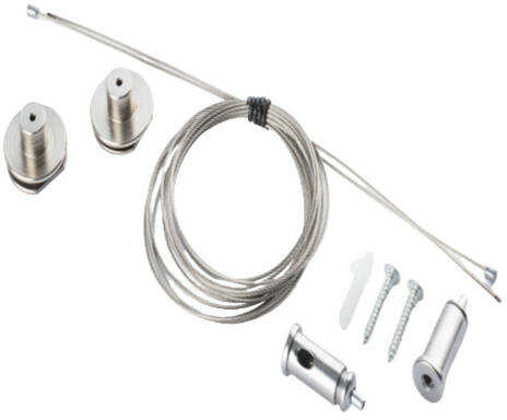Zawiesia szyn magnetycznych LVM suspension kit srebrny