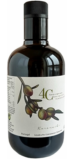 Oliwa z oliwek extra virgin 4C z jednej odmiany oliwek Koroneiki 500ml