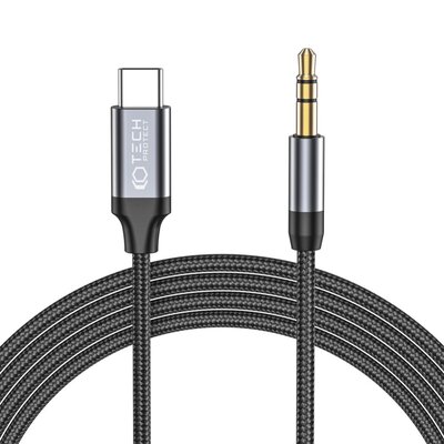 Kabel Jack 3.5 mm - USB Typ-C TECH-PROTECT UltraBoost 1 m