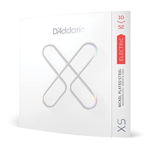 D'Addario XSE1052, 10-52 Light Top/Hvy Btm, XS Nickel Coated struny do gitary elektrycznej