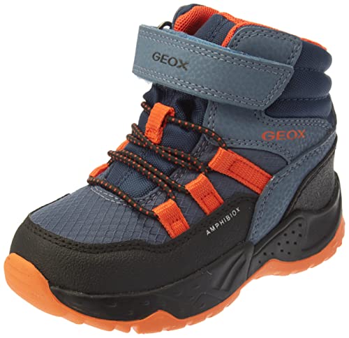 Geox Chłopięce J Sentiero Boy B ABX botki, Dk Avio Orange, 37 eu