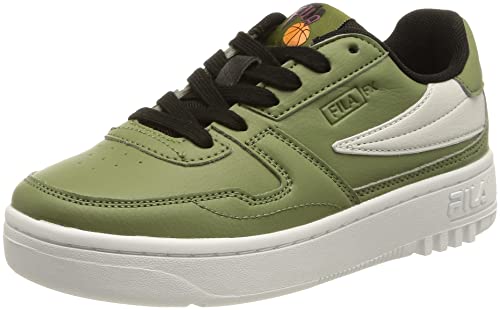 FILA Dziewczęce sneakersy Fxventuno dla nastolatków, Loden Green Black, 38 EU