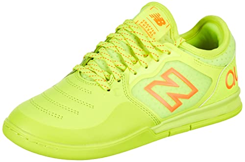 New Balance Audazo V5+ Pro męskie buty piłkarskie, Hi Lite Blaze Orange Bleached Lime Glo, 38.5 EU