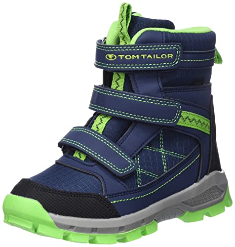 TOM TAILOR Śniegowce chłopięce 4270403, Navy Green, 35 EU