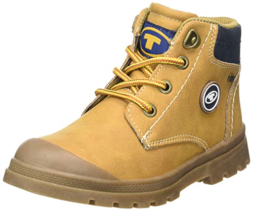 TOM TAILOR Chłopcy 4270301 Botki, piaskowy, 32 EU