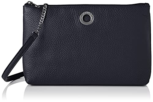 Mandarina Duck Damska kopertówka Mellow, Leather P10FZT41, Dress Blue, 25 x 16 x 4 (dł. x wys. x szer.), niebieski (Dress Blue), 25x16x4 (L x H x W)