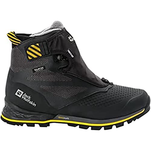 Jack Wolfskin Damskie buty trekkingowe 1995 Series Texapore Mid W, Black Burly Yellow Xt, 41 EU