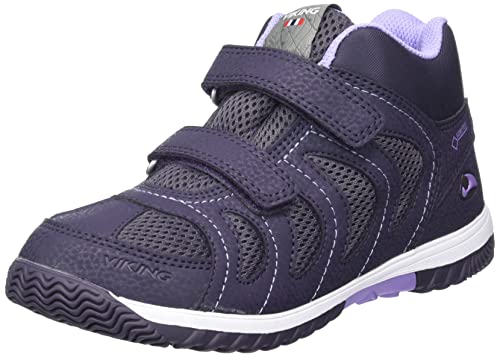 Viking Cascade Mid III GTX, buty do chodzenia dla dzieci, Mid Grey Fioletowy, 21 EU