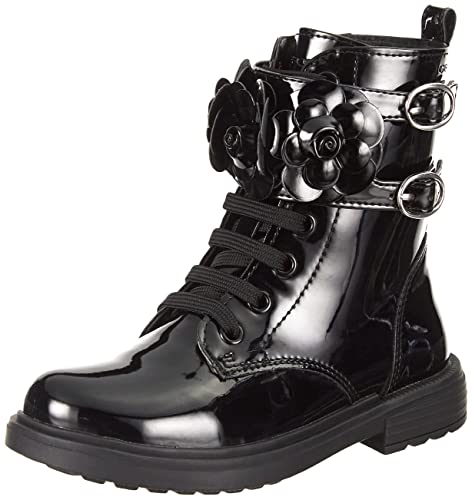 Geox J Eclair Girl D, botki damskie, czarny, 35 EU