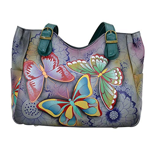 Anna by Anuschka Damska torba na ramię – skóra, motyl Paradise, jeden rozmiar