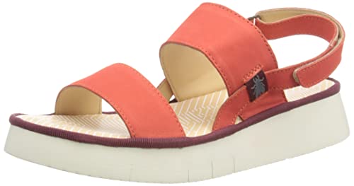 Fly London Cura318fly, sandały damskie, Krwawa czerwień, 36.5 EU