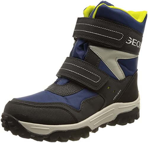 Geox Chłopięce J Himalaya Boy B ABX botki, Navy Lime, 24 EU