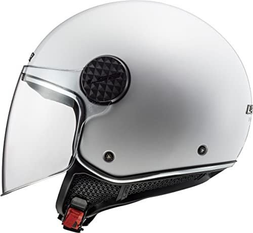 LS2 Męski kask motocyklowy NC, biały, rozmiar XS