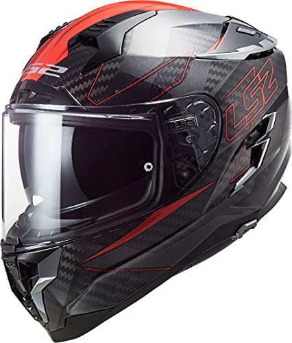 LS2, Challenger Fold kask motocyklowy pełnotwarzowy, lakierowany czerwony, XL