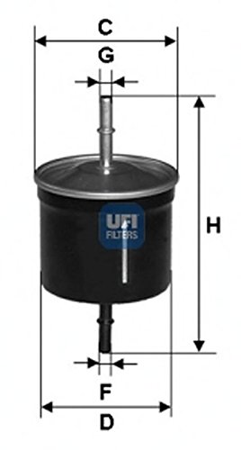 UFI 31.624.00 Filtr paliwa