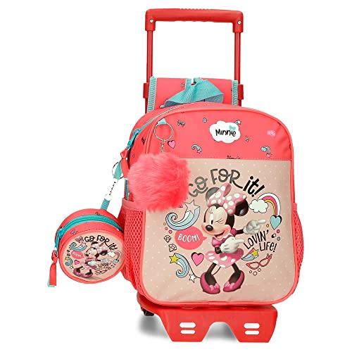 Disney Minnie Lovin Life, Kolor: wielokolorow, Plecak + wózek