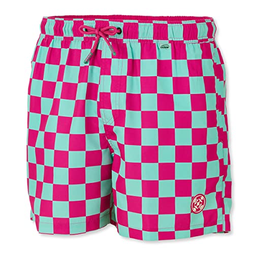 OXBOW O1VALMER Geometryczne szorty kąpielowe z nadrukiem Allover