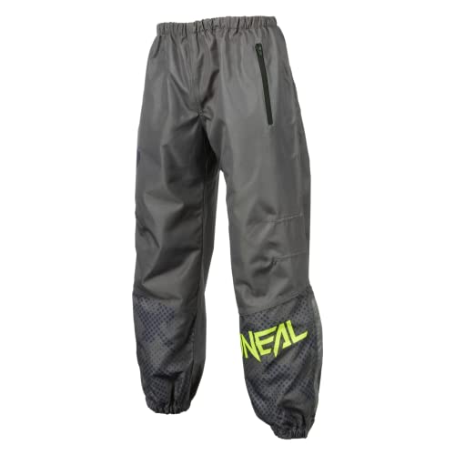 O'NEAL | Kolarskie spodnie przeciwdeszczowe | MTB Mountainbike DH Downhill FR Freeride | Materiał miękki w dotyku, wodoodporny | Shore Rain V.22 Spodnie męskie | Dorośli | Szary Neon-Yellow | Rozmiar L