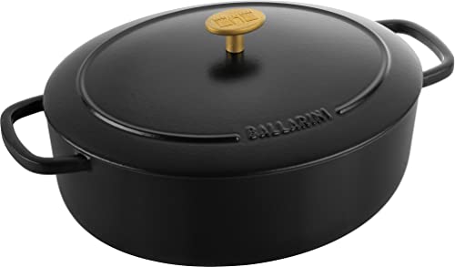 Ballarini, Garnek żeliwny owalny 4.5 l, Czarny