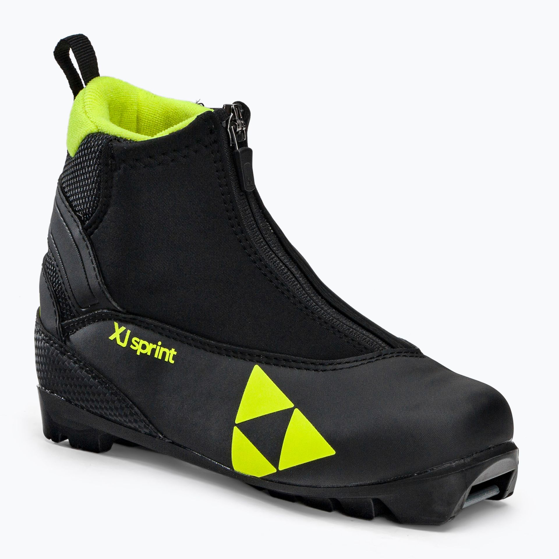 Buty narciarskie biegowe dziecięce Fischer XJ Sprint czarno-żółte S40821,31  32 eu