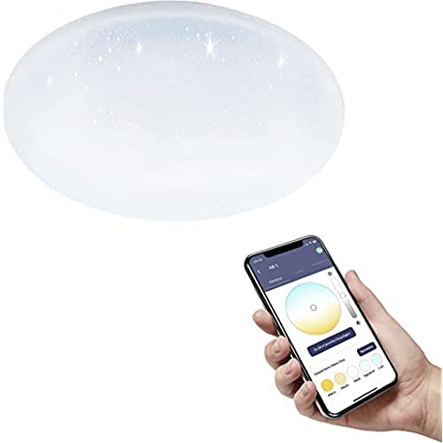 EGLO connect Totari-Z efekt kryształu, Ø 38cm